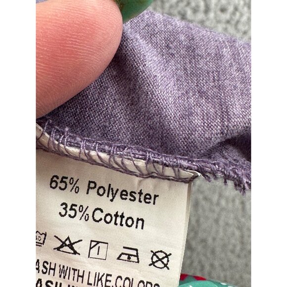 Funny Cat Lover Purple Graphic ShirtI ts Fine Im Fine Everything Is Fine   2XL - Picture 4 of 6